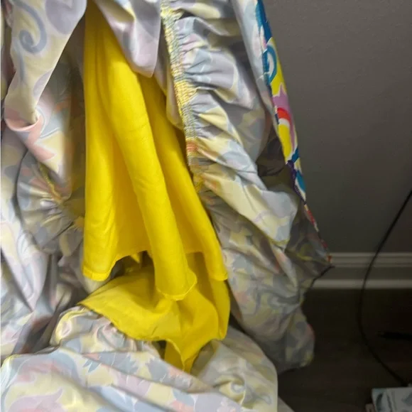 NWT J. Crew Colorful Taffeta Maxi Dress Sz 16 - Picture 7 of 10